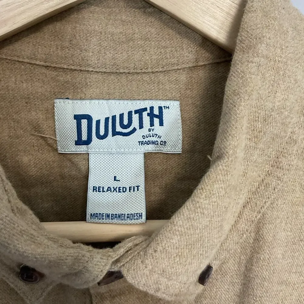 Duluth Trading Company Men's Kennesaw Relaxed Fit Long Sleeve Shirt L - Picture 3 of 8